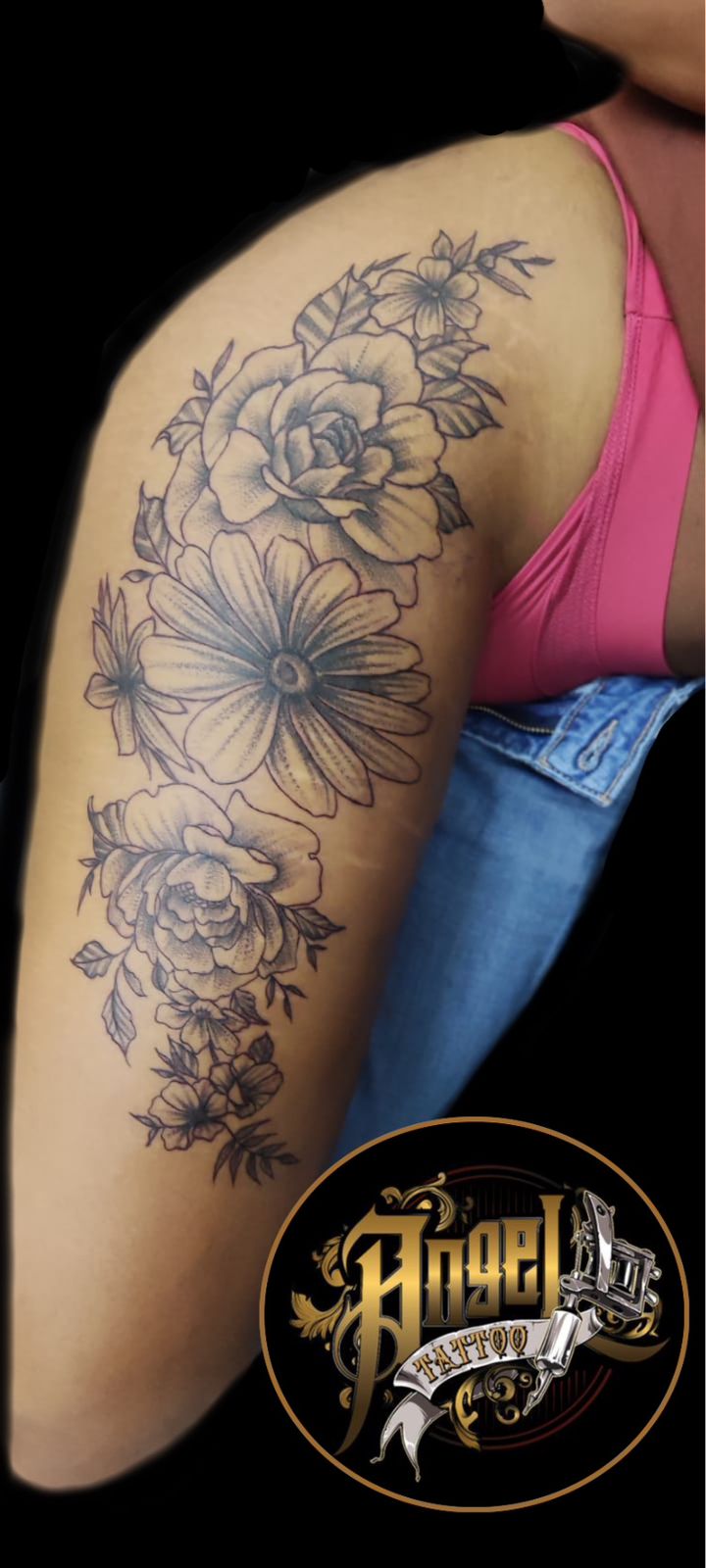 Black and Gray Tatto